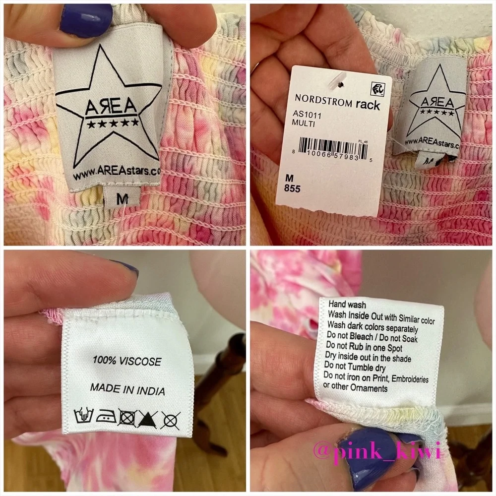 ⬇️REDUCED❗️Area Stars Kaia Tie Dye Smock Maxi Dress - Picture 17 of 17
